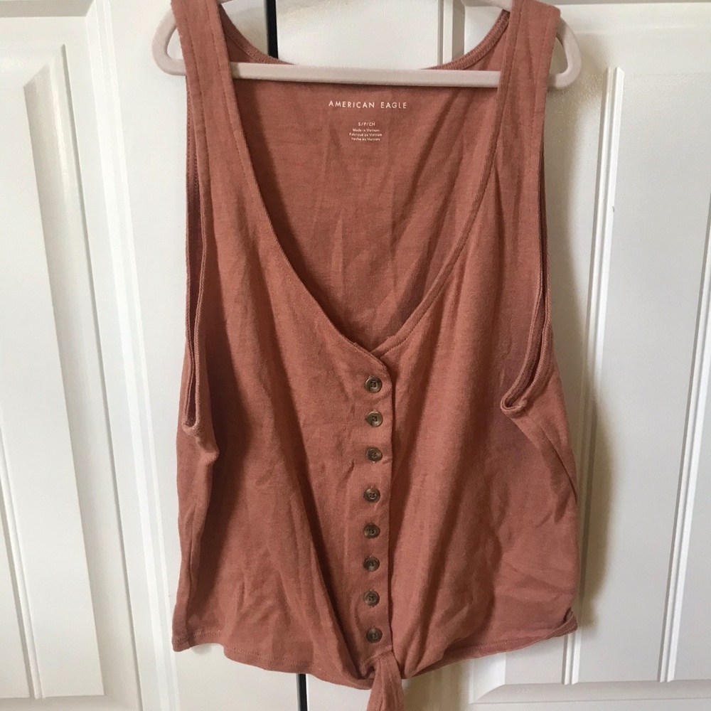 American Eagle Cropped Tank Top